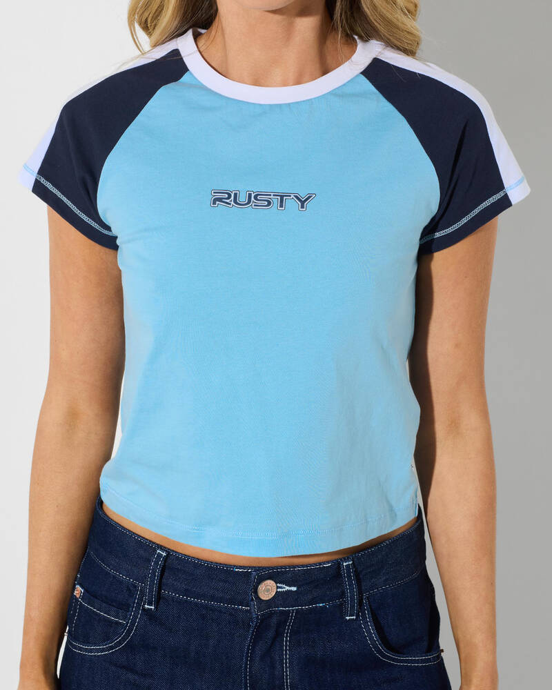 Rusty Bradley Mini Cap Sleeve T-Shirt for Womens