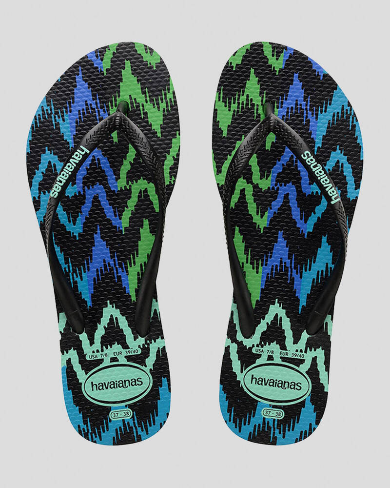 Havaianas Slim Tribal Thongs for Womens