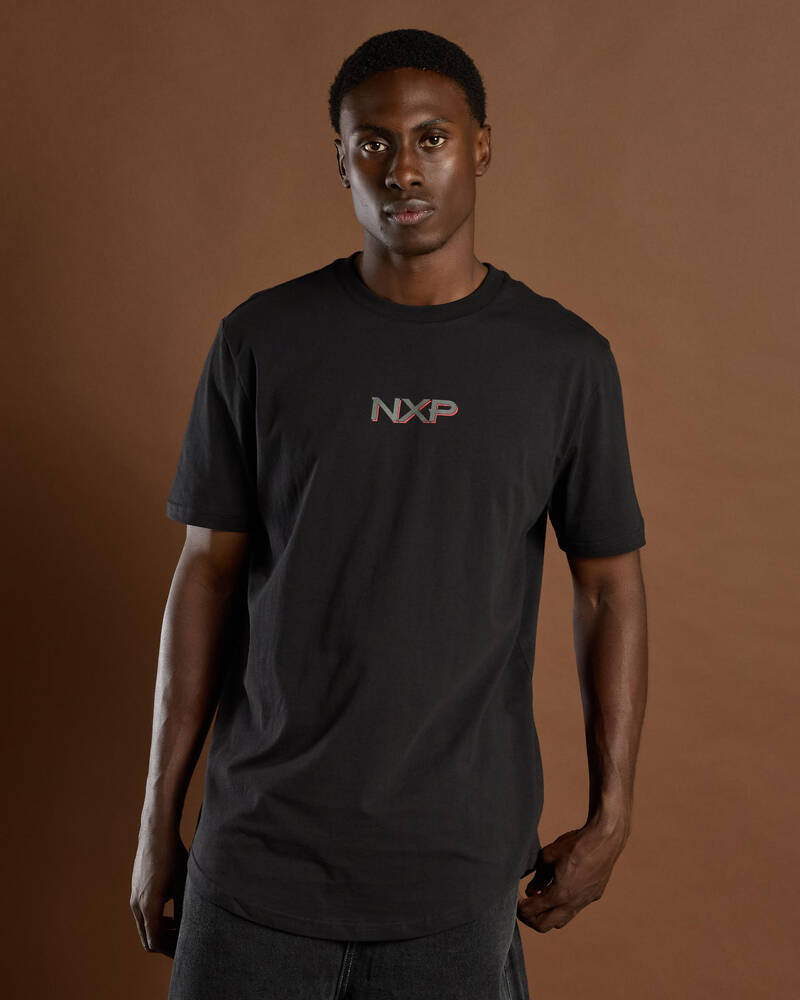 Nena & Pasadena Reverse Dual Curved T-Shirt for Mens