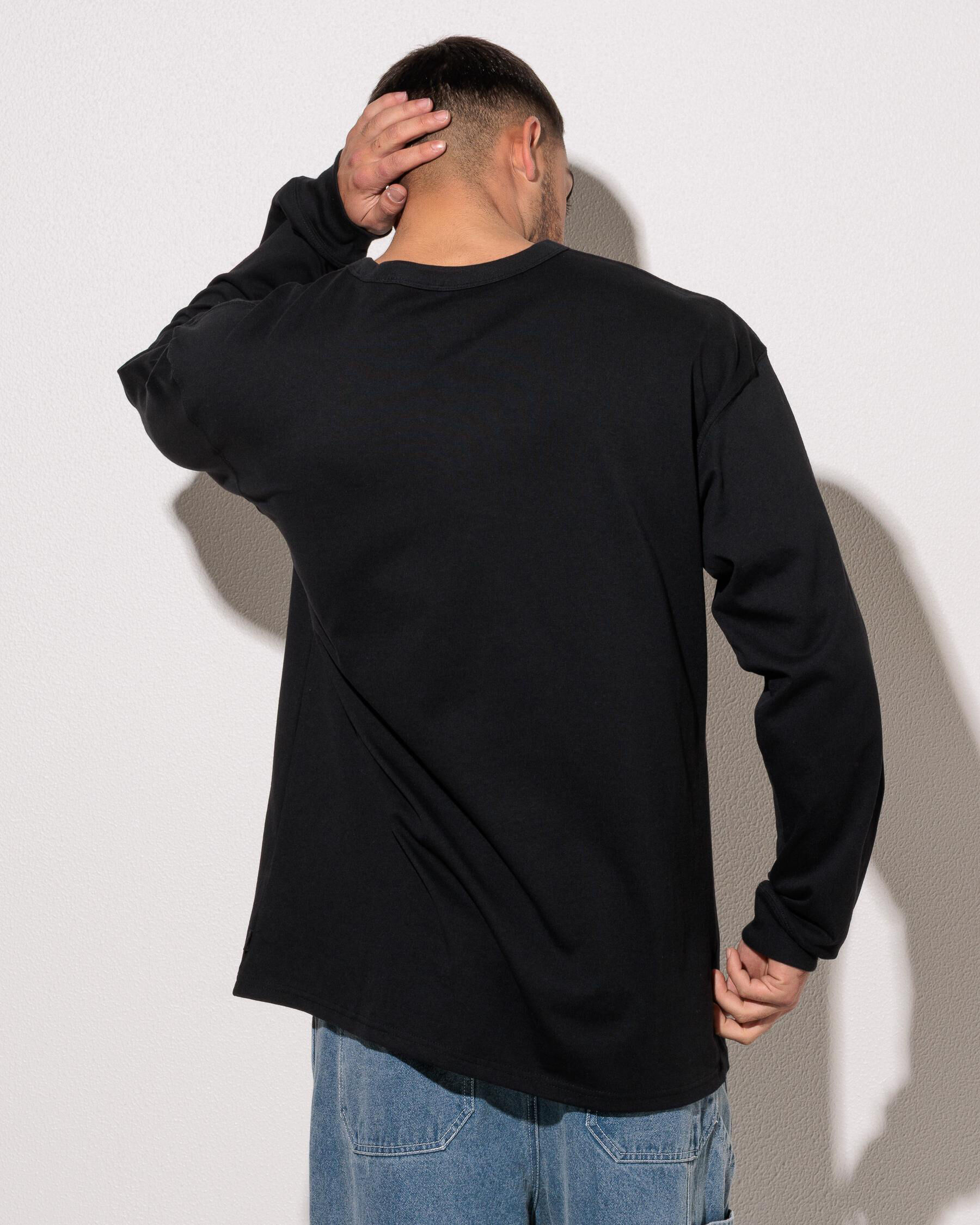 Shop Nike Loose Premium Essential Long Sleeve T-Shirt In Black