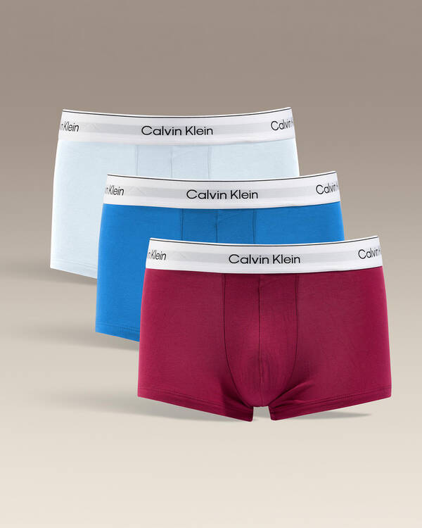 Icon Cotton Stretch Low Rise Trunk 3 Pack