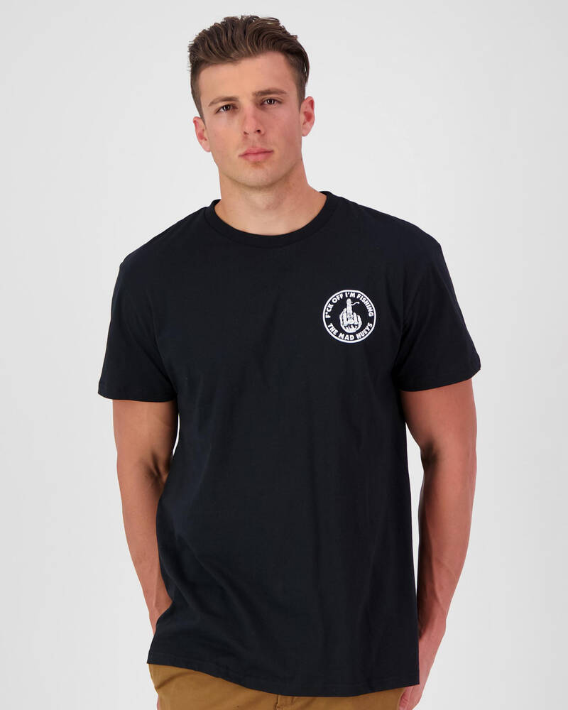 The Mad Hueys Mad Hueys F*ck Off I'm Fishing T-shirt for Mens