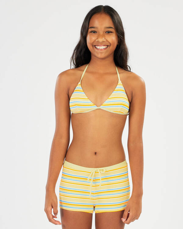 Kaiami Girls' Sunkiss Fixed Triangle Swim Short Set for Womens