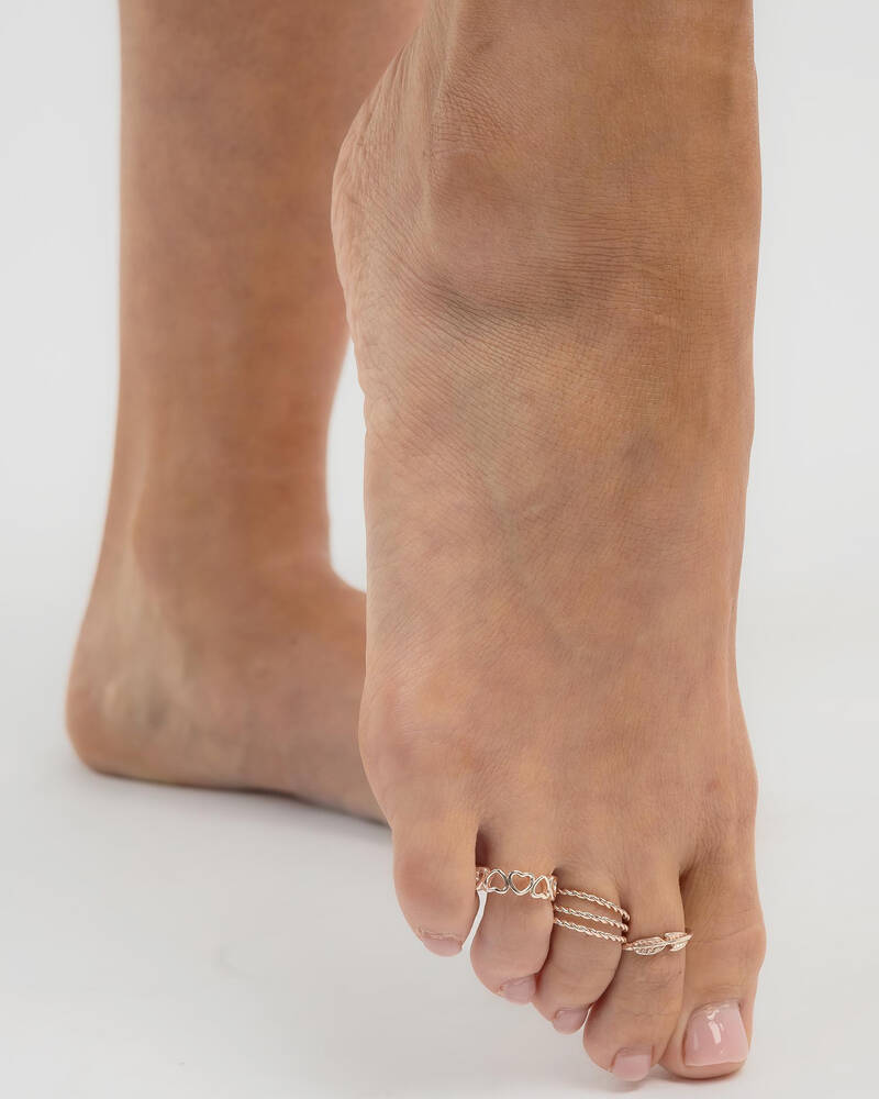 Karyn In LA Felicity Toe Ring Pack for Womens