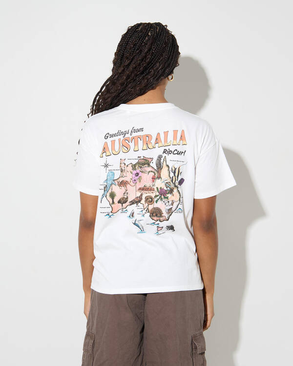 Rip Curl Greetings From Aus T-Shirt for Womens