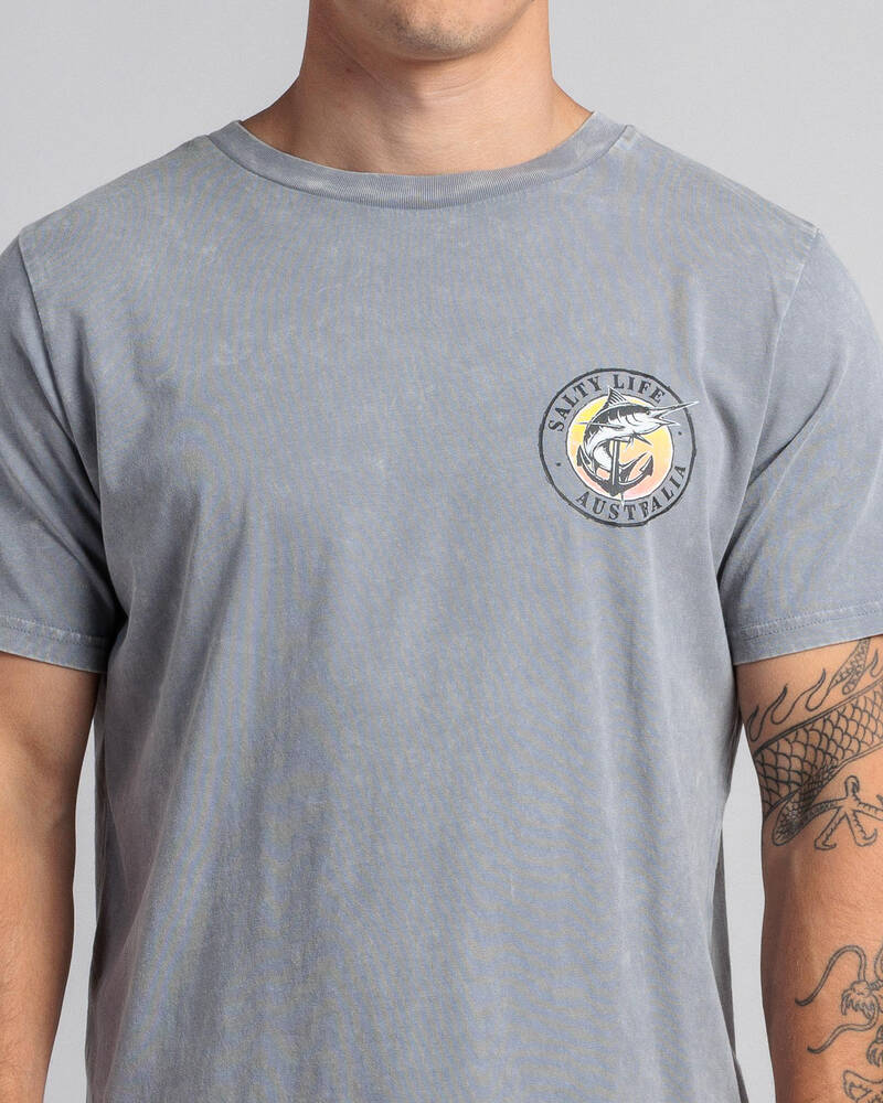 Salty Life Reflections T-Shirt for Mens