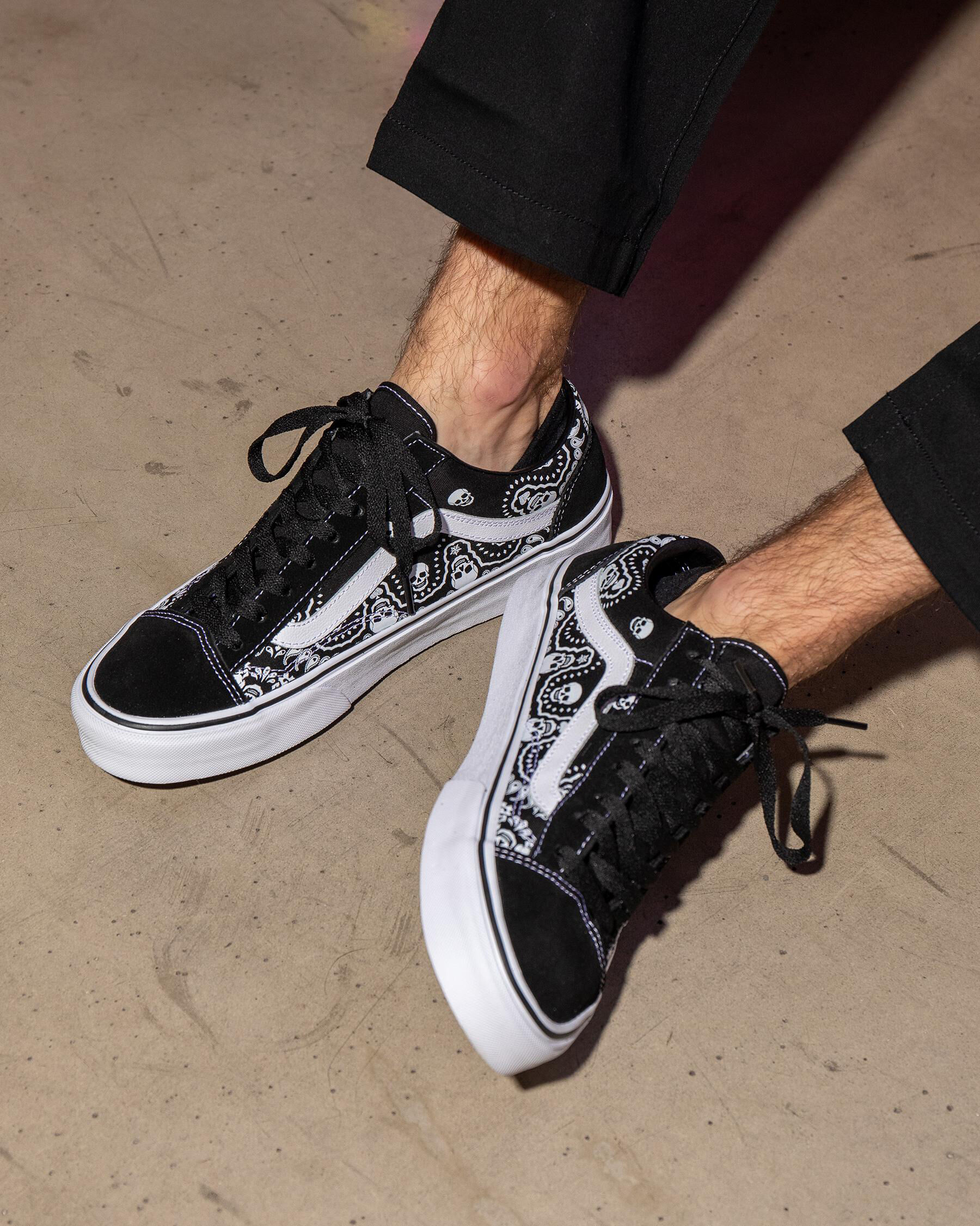 Vans Style 36 Shoes In (Bandana)black 