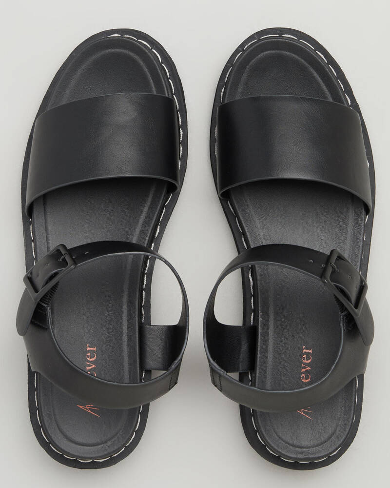 Shop Ava And Ever Janey Sandals In Black - Fast Shipping & Easy Returns ...