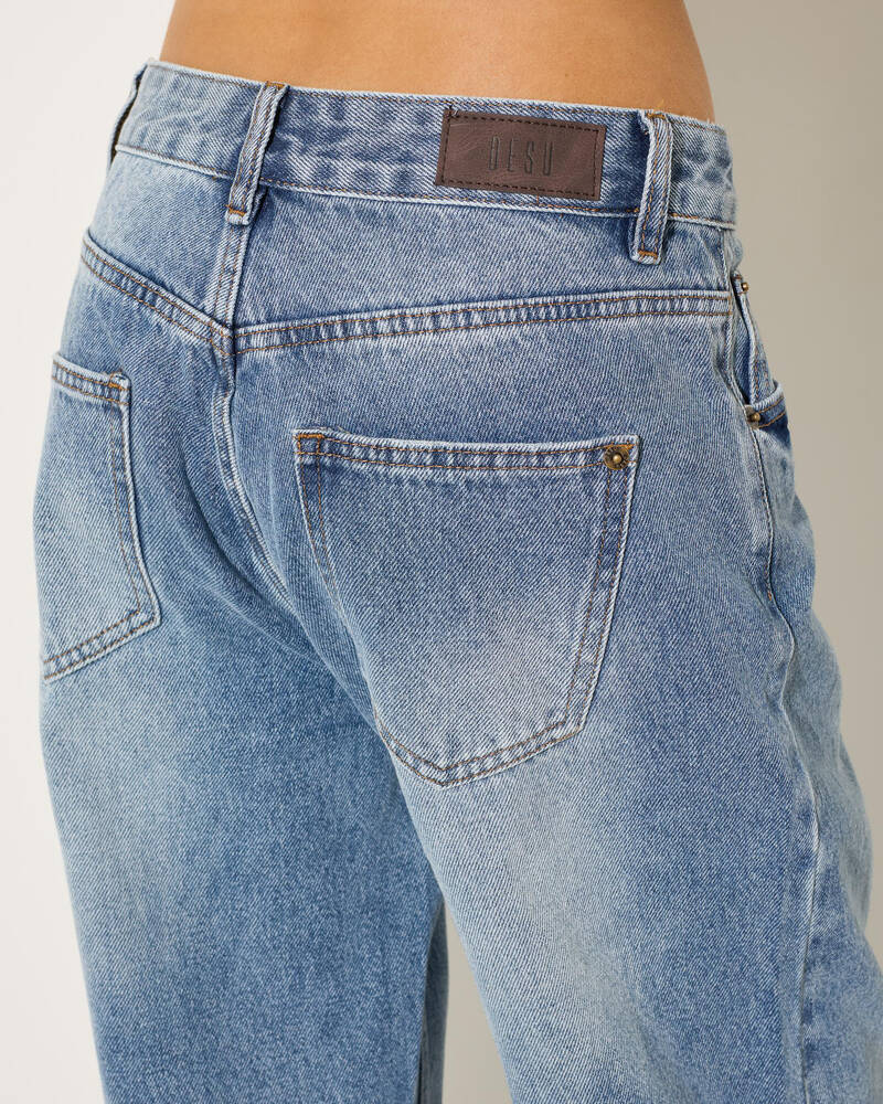 DESU Icon Straight Leg Jeans for Womens