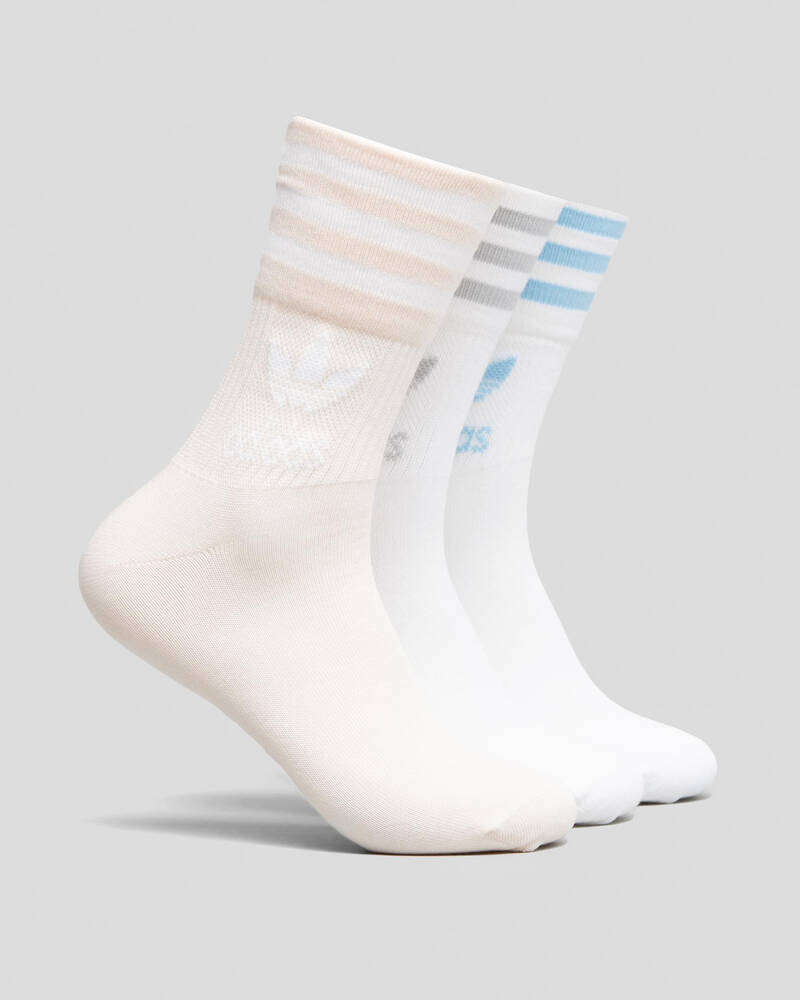 adidas Womens Mid Cut Crew Sock Pack for