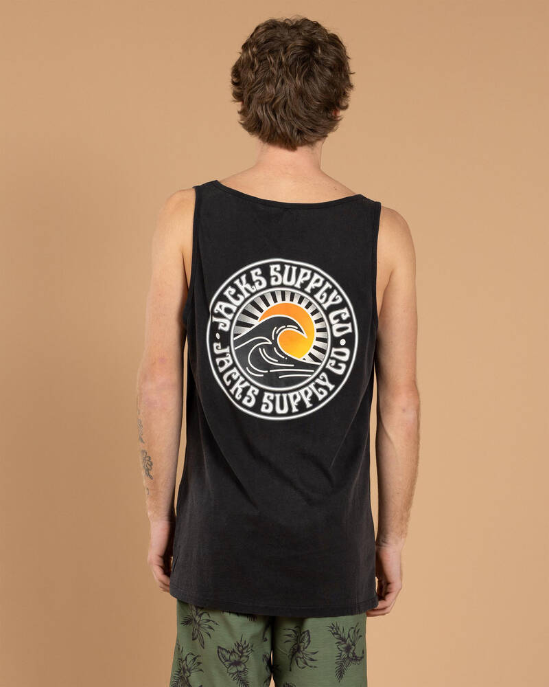 Jacks Rising Sun Singlet for Mens