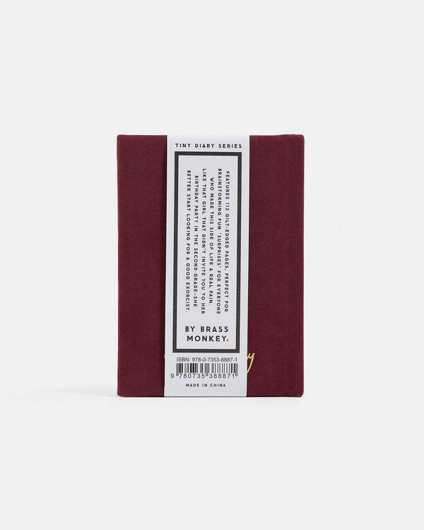 Brass Monkey People I Plan To Haunt Tiny Diary for Womens