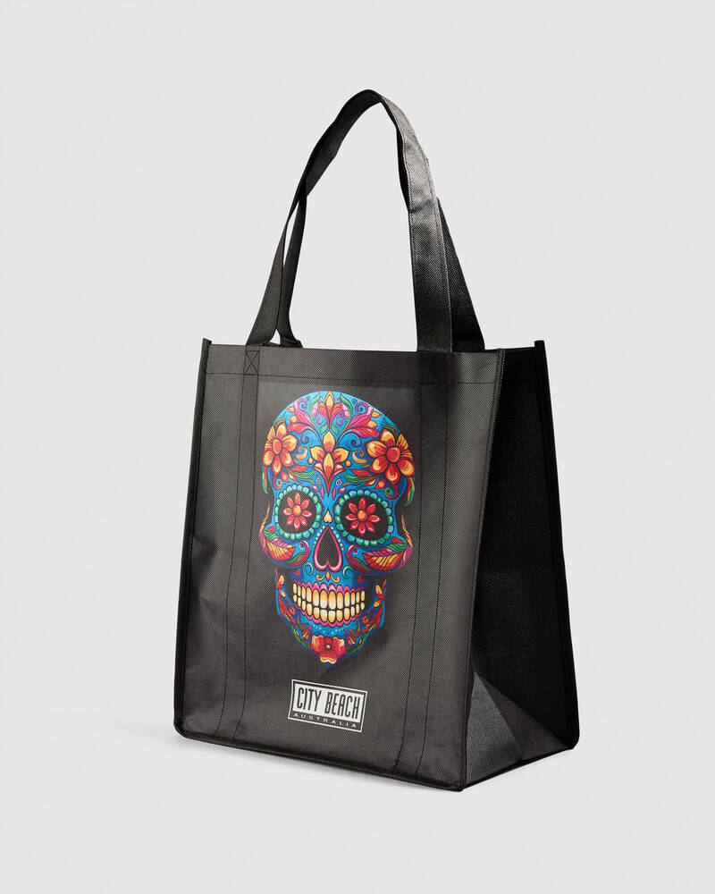 Get It Now Sugar Skull Eco Bag for Womens