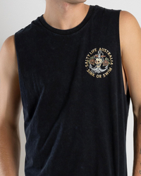 Salty Life Sink Or Swim Muscle Tank for Mens image number null