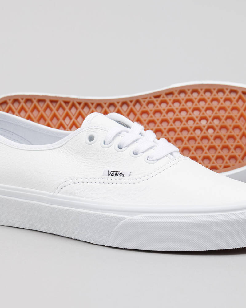 Vans Womens Authentic Leather Shoes for Womens