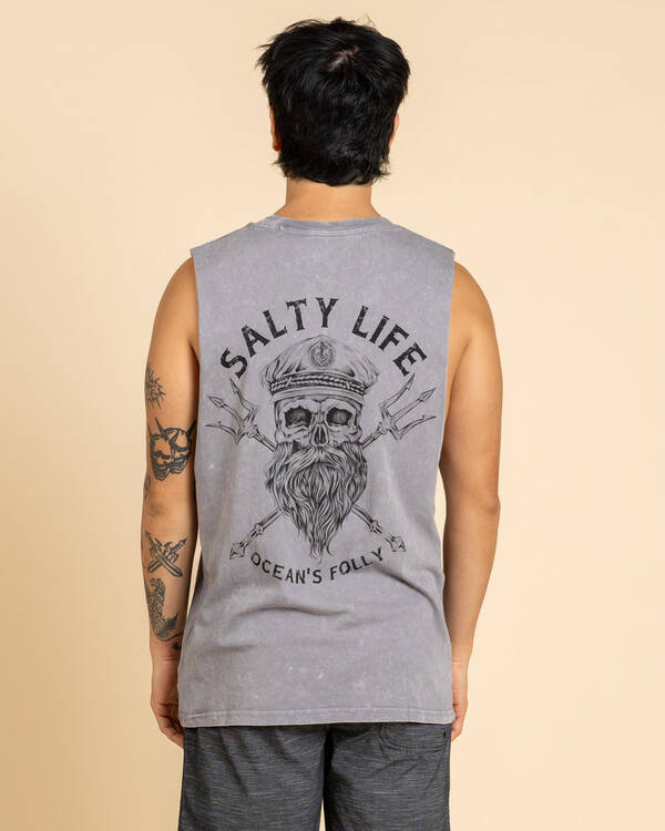 Salty Life Captain's Curse Muscle Tank for Mens