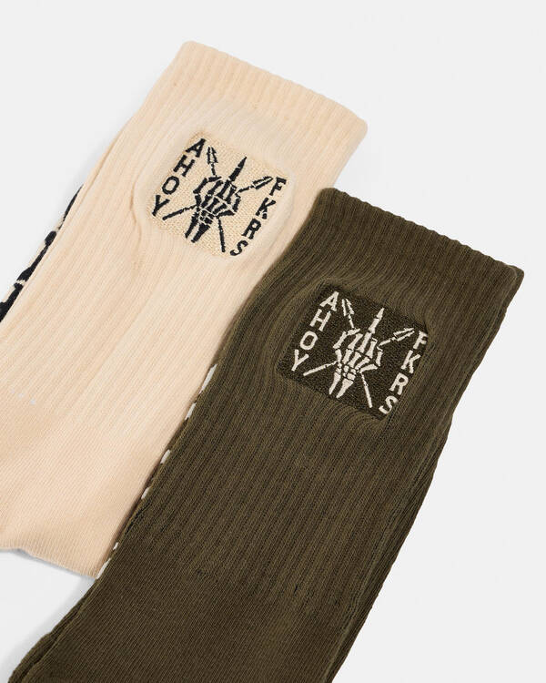 The Mad Hueys Ahoy Fkrs Storm Socks for Mens