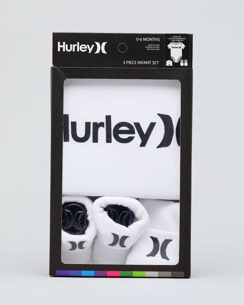 Hurley Toddlers' One & Only Hat/Bodysuit Booties for Mens