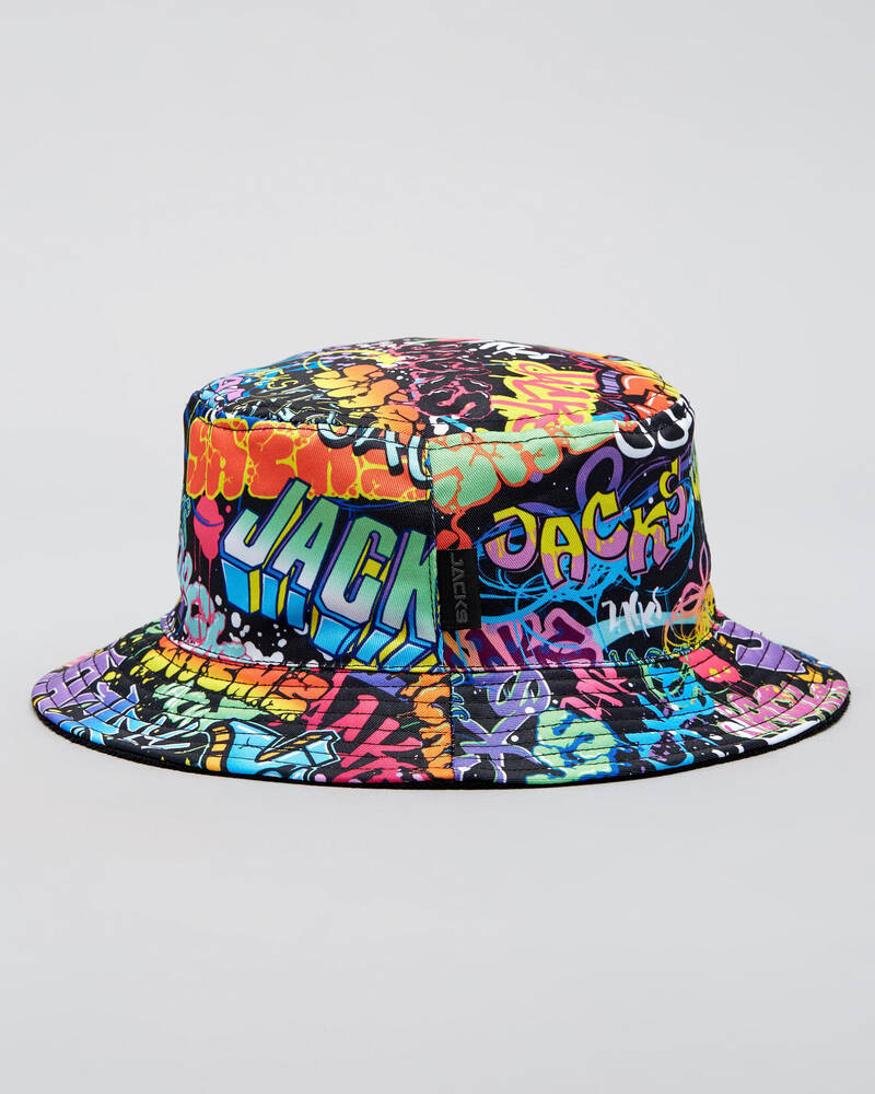 Jacks Toddlers' Tagged Reversible Bucket Hat for Mens