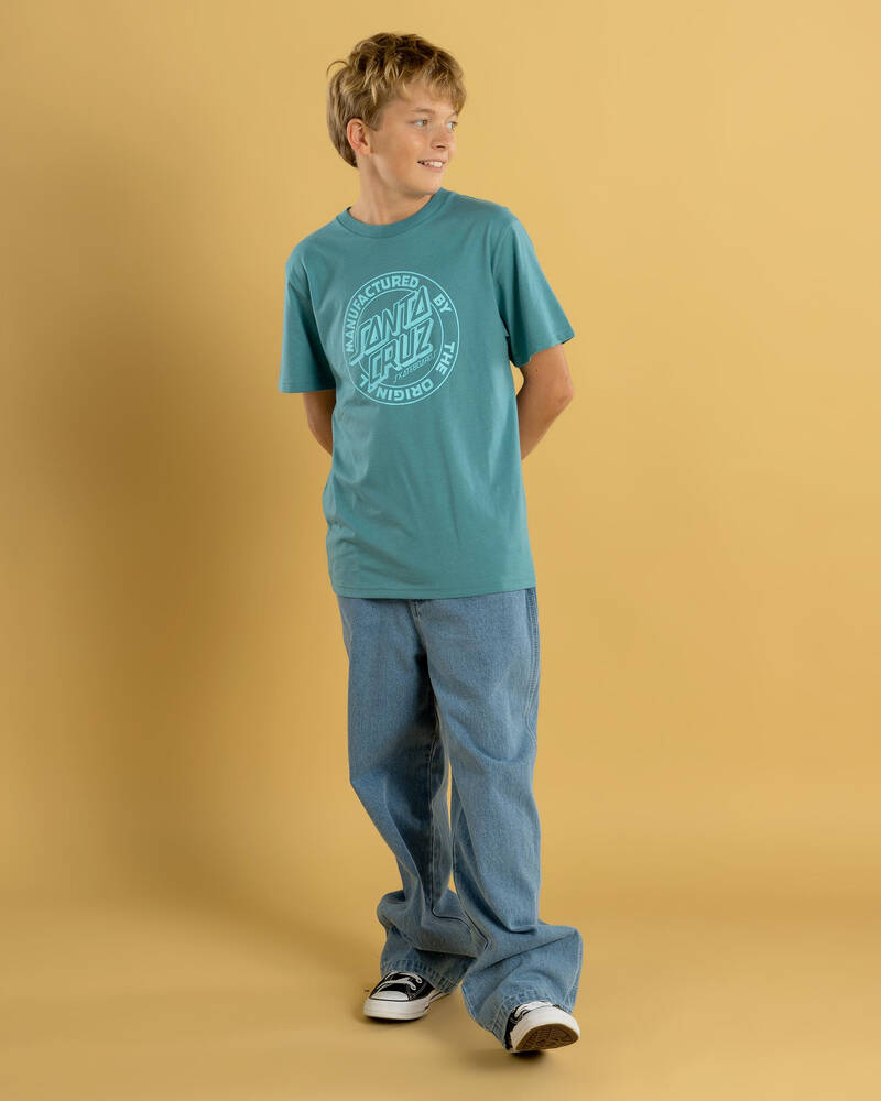 Santa Cruz Boys' MFG Dot Front T-Shirt for Mens