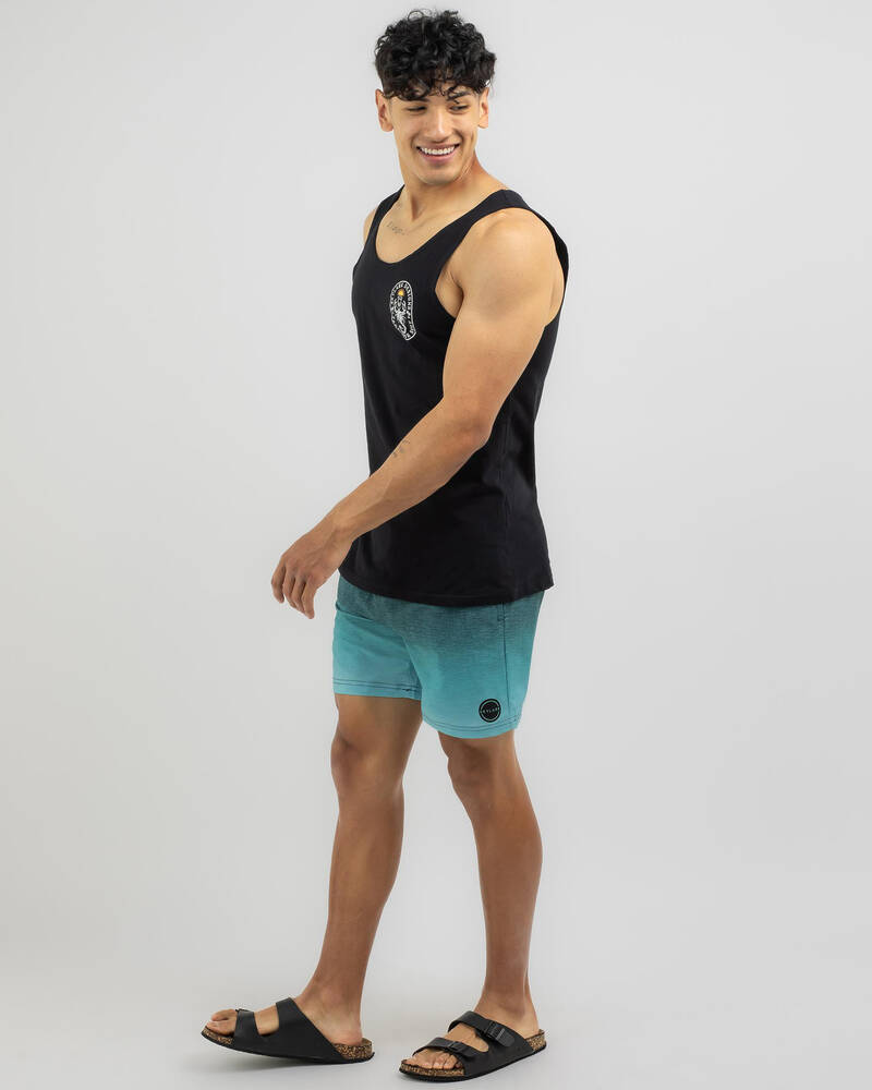 Skylark Double Up Elastic Waist Shorts for Mens