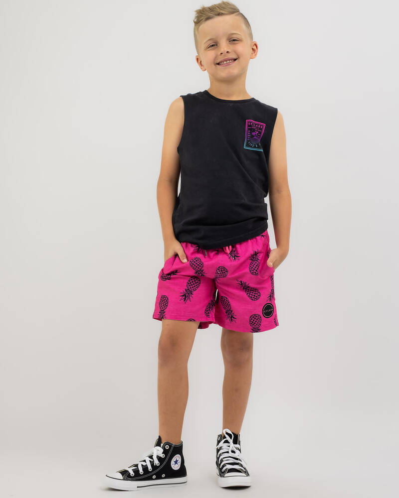 Skylark Toddlers' Pineapples Board Shorts for Mens