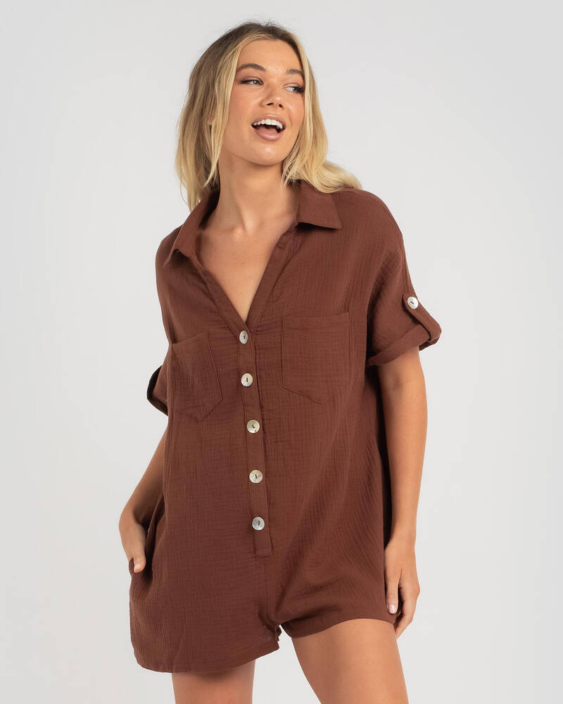 Mint Vanilla Bailey Playsuit for Womens
