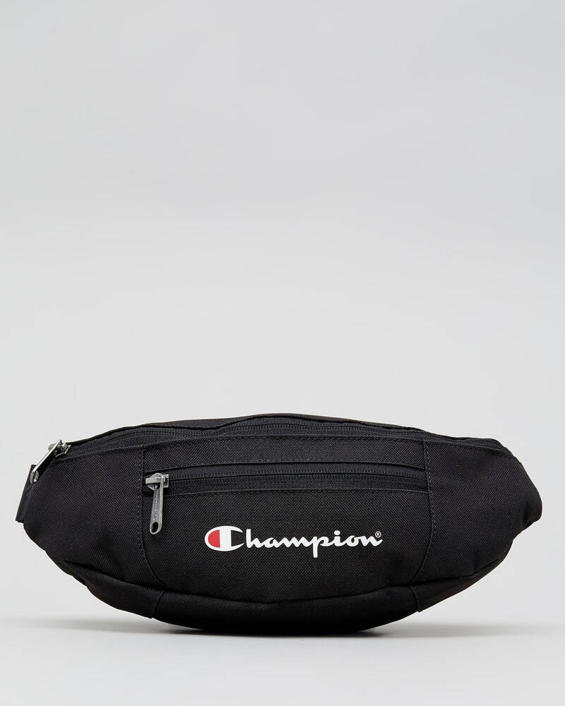 Shop Champion Champion Waist Bag In Black Fast Shipping & Easy