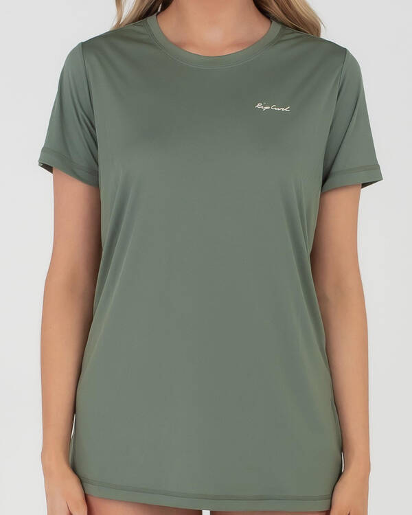 Rip Curl Tropic Sol Short Sleeve Rash Vest for Womens