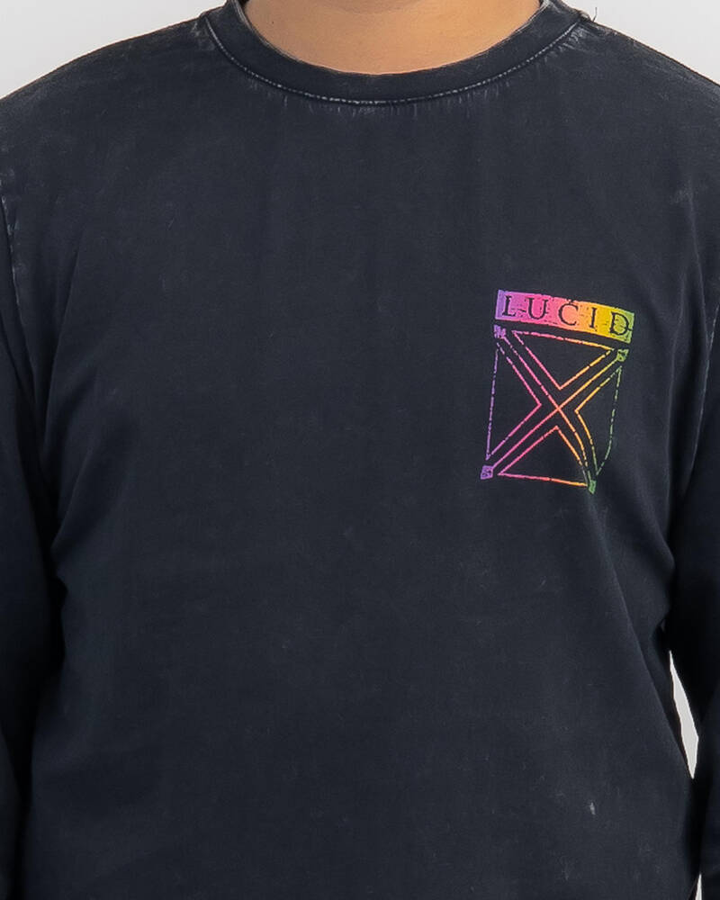 Lucid Boys' Quad Long Sleeve T-Shirt for Mens