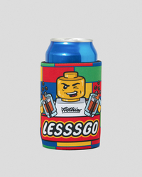 Frothies Lesssgo Man Stubby Cooler for Mens image number null