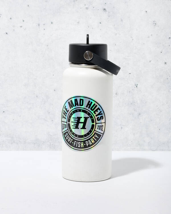 The Mad Hueys Checker Hueys Sticker for Unisex