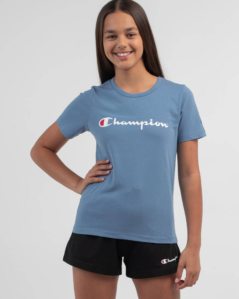 Champion Girl's Logo T-Shirt for Womens