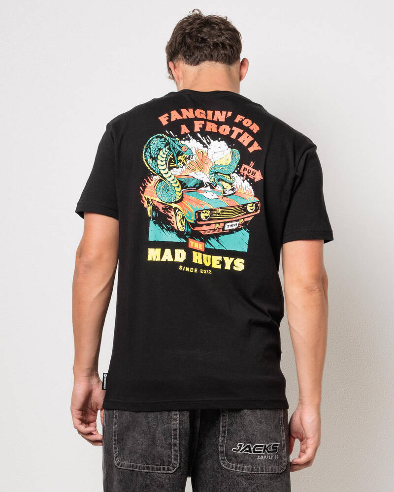 The Mad Hueys Frothy Fanging T-Shirt for Mens
