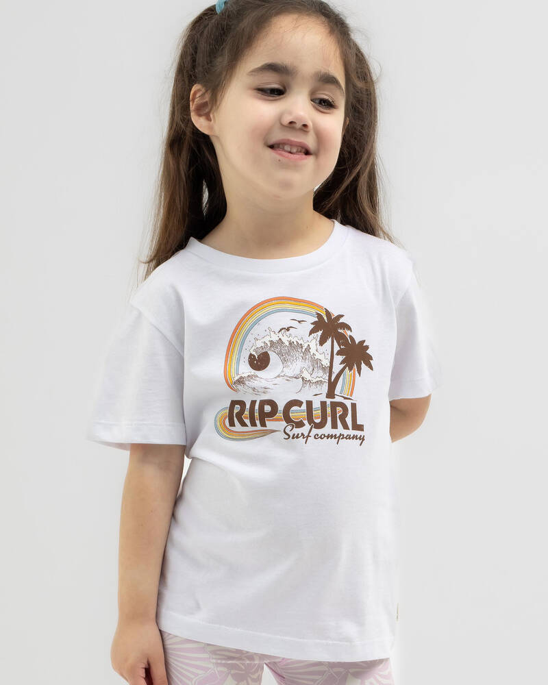 Rip Curl Toddlers' Rainbow Waves T-Shirt for Womens