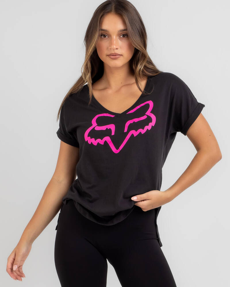 Fox Boundary SS Top for Womens