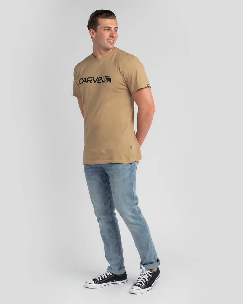 Carve Solid T-Shirt for Mens