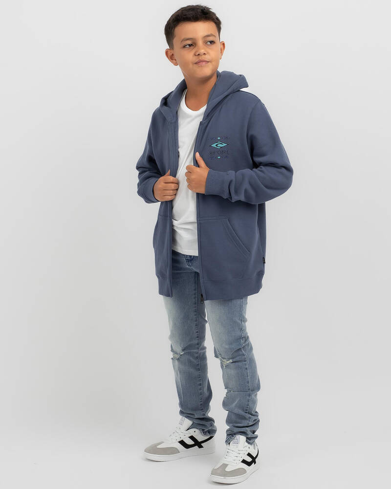 Rip Curl Boys' Lost Islands Zip Through Hoodie for Mens