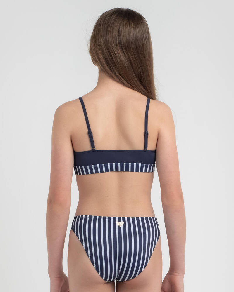 Roxy Girls' Go Further Athletic Bikini Set for Womens