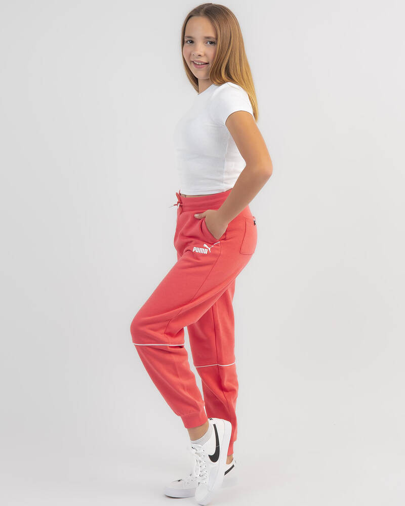 Puma Girls' Power Colourblock Track Pants for Womens