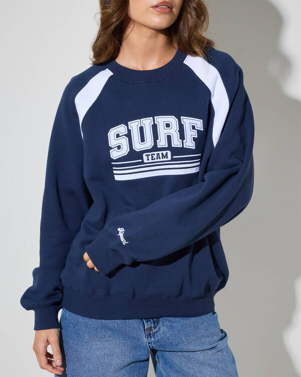 Rip Curl Retro Swell Oversized Crew Jumper for Womens