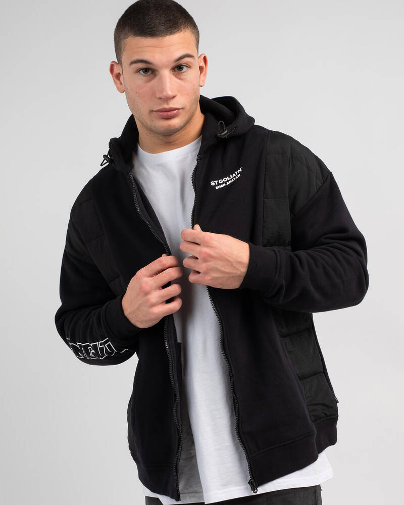 St. Goliath Published Zip Through Hooded Jacket for Mens