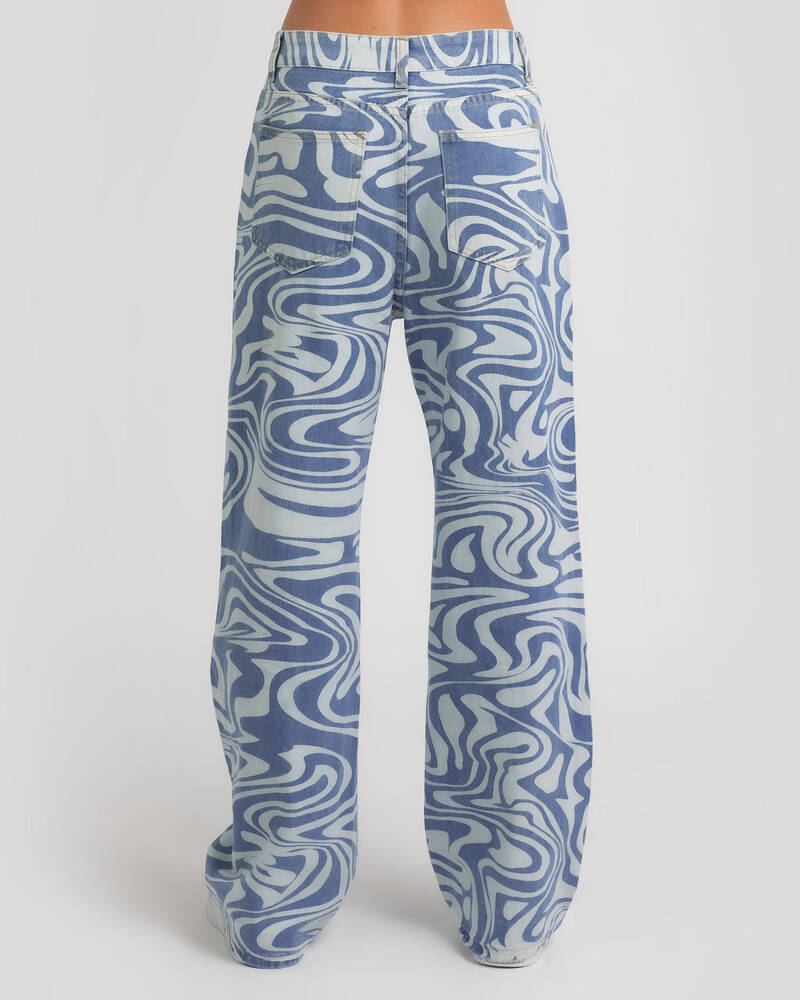 MRKT. Swirl Wind Jeans for Womens