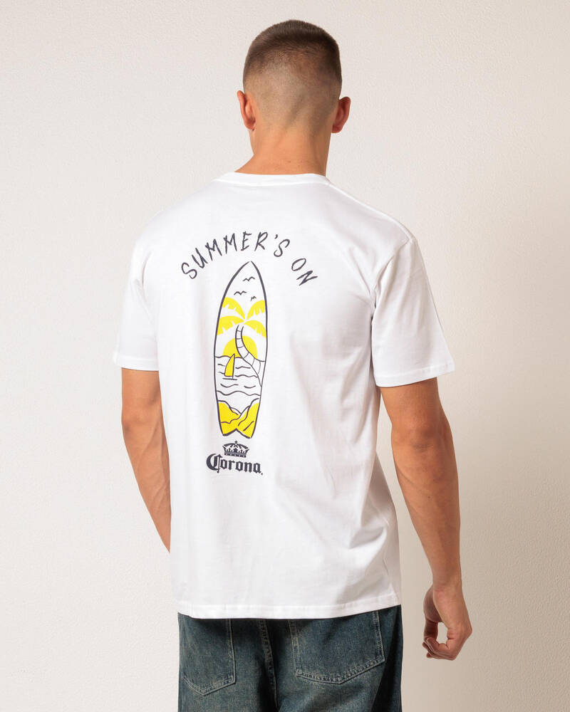 Corona Summer Surf T-Shirt for Mens