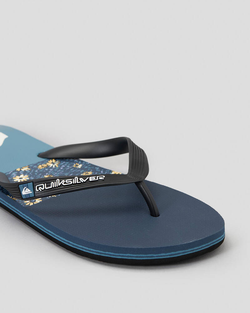 Quiksilver Molokai Panel Thongs for Mens