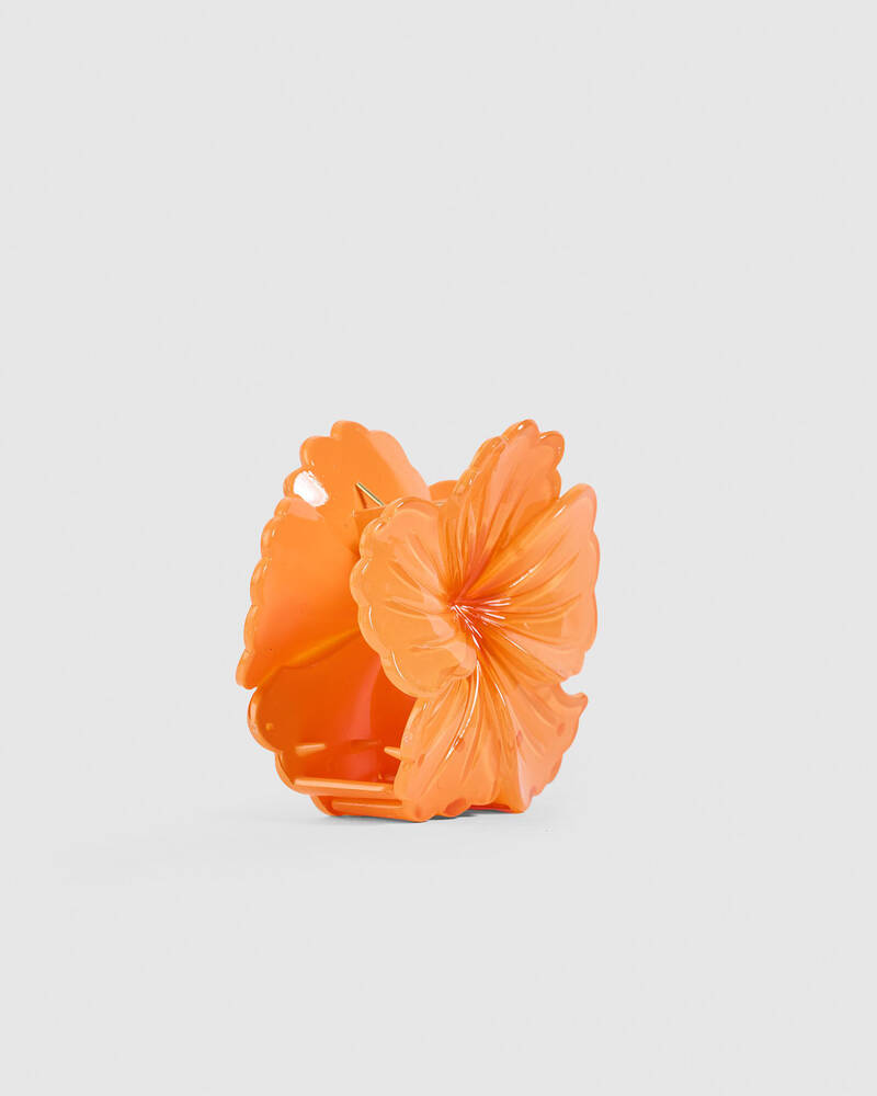 Karyn In LA Hibiscus Flower Hair Claw Clip for Womens