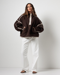 Mooloola Summit Quarter Zip Polar Fleece for Womens image number null