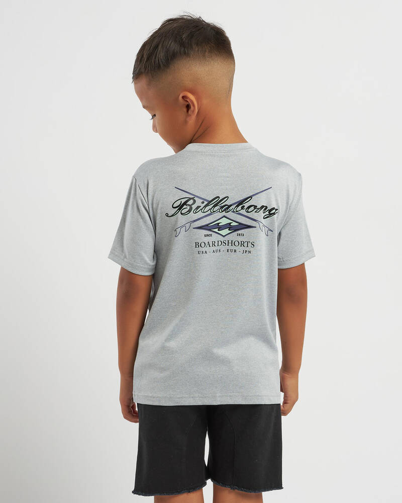 Billabong Toddlers' Crossboards Short Sleeve Rash Vest for Mens