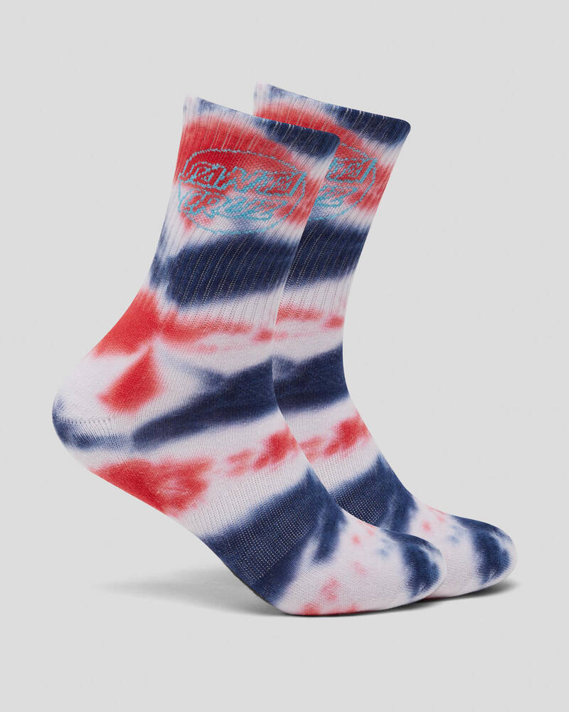 Santa Cruz Boys' Opus Dot Crew Socks 2 Pack for Mens