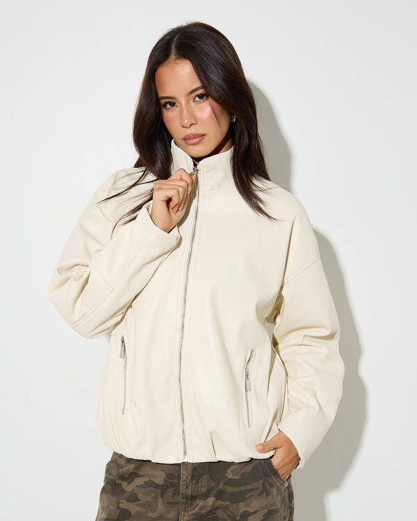 Ava And Ever Halo Faux Leather Jacket for Womens